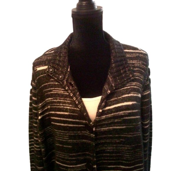 Jones New York Signature 2X Cardigan Sweater Button Up Long Sweater - Picture 5 of 7